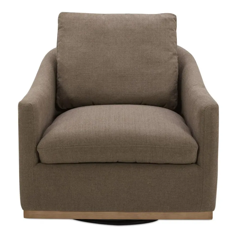 Linden Swivel Chair Soft Taupe