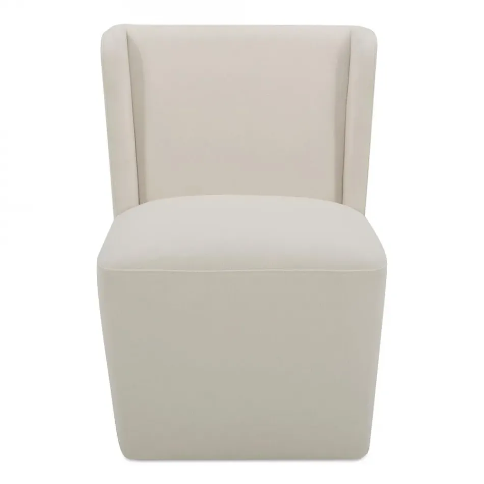 Cormac Rolling Dining Chair Cream