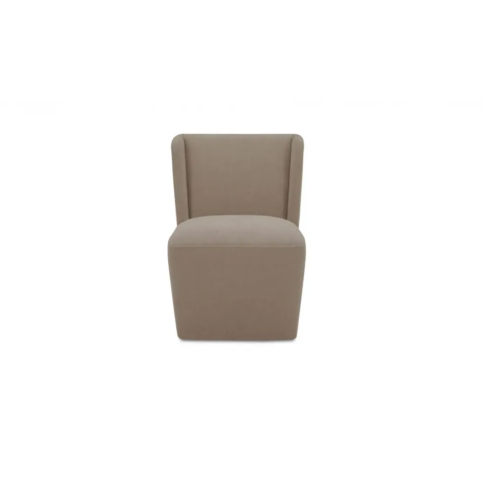 Cormac Warm Sand Rolling Dining Chair