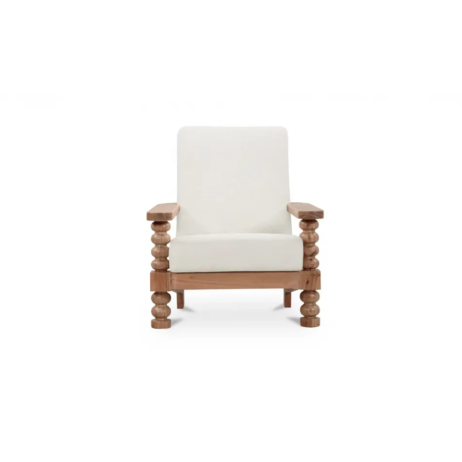 Ingrid Off White Accent Chair