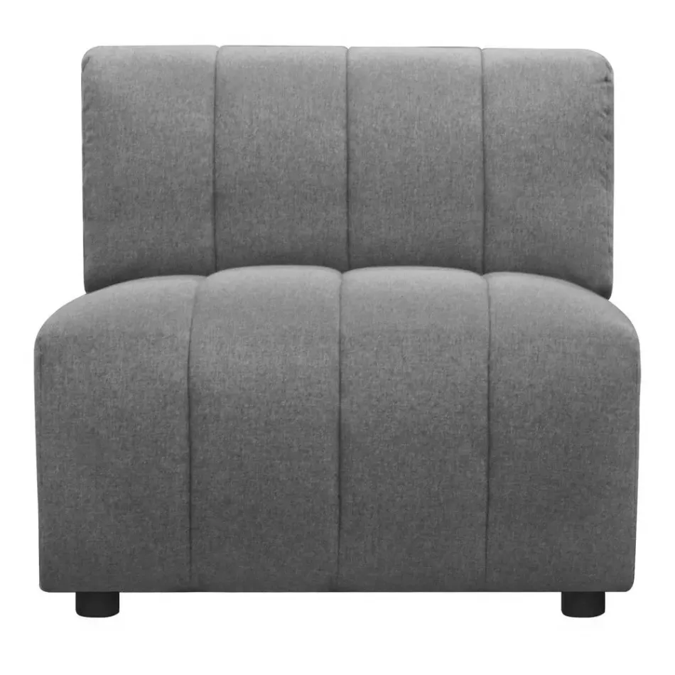 Lyric Slipper Chair Grey