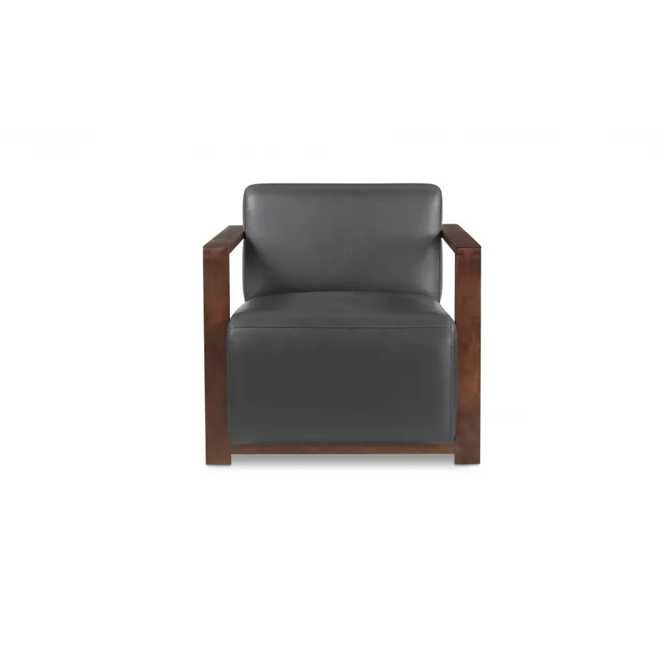 Barnes Black Accent Chair