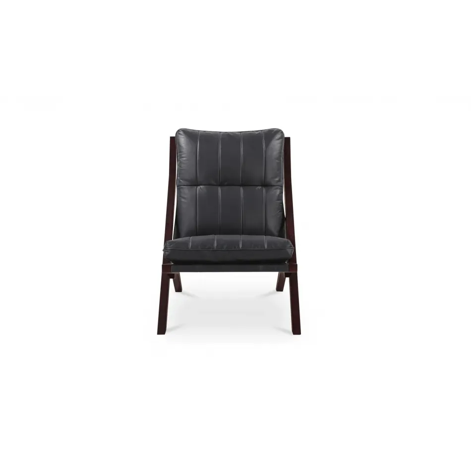 Preston Black Accent Chair