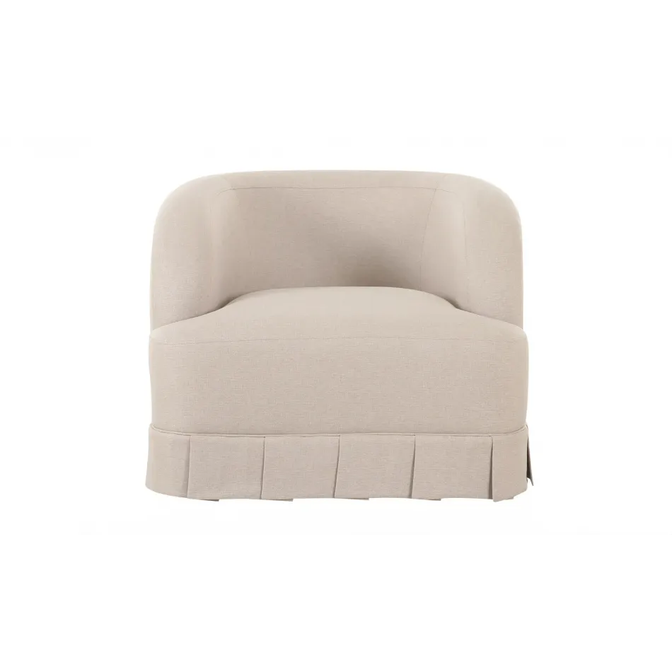 Maren Beige Swivel Chair