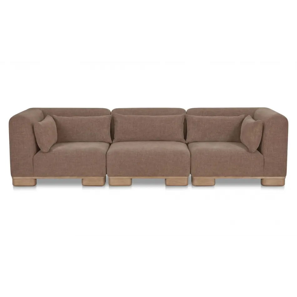 June Dark Brown Modular Sofa