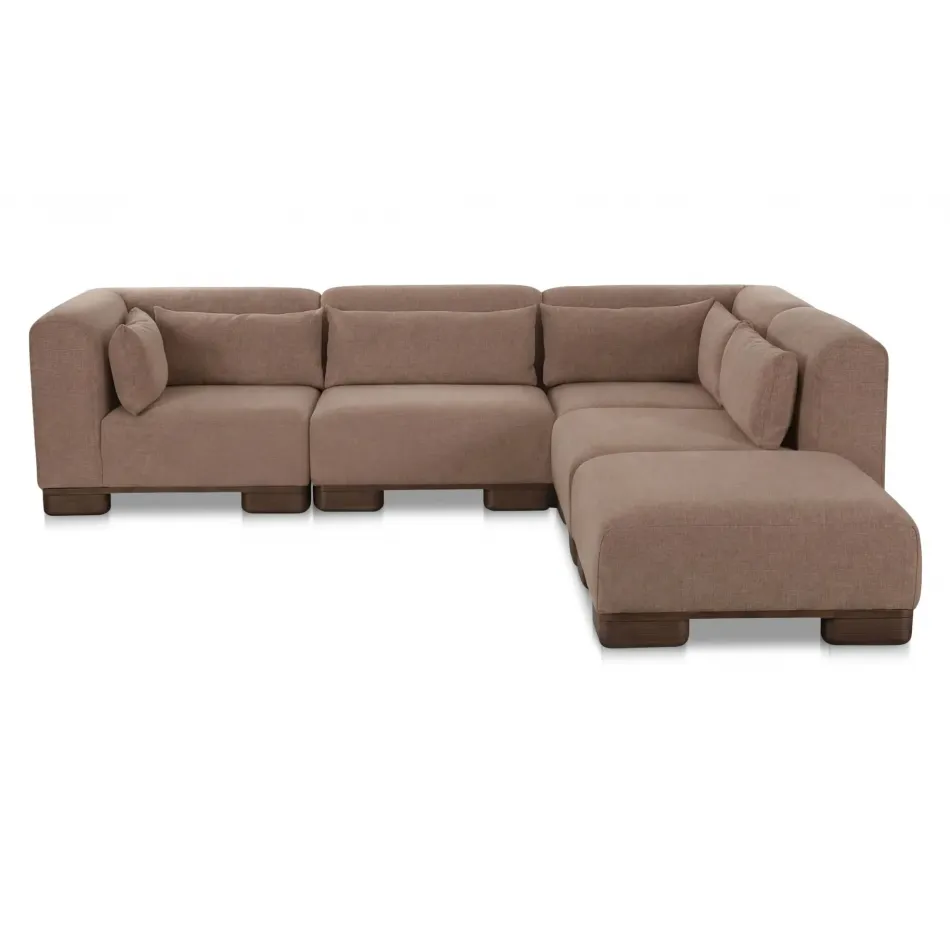 June Dark Brown Dream Modular Sectional