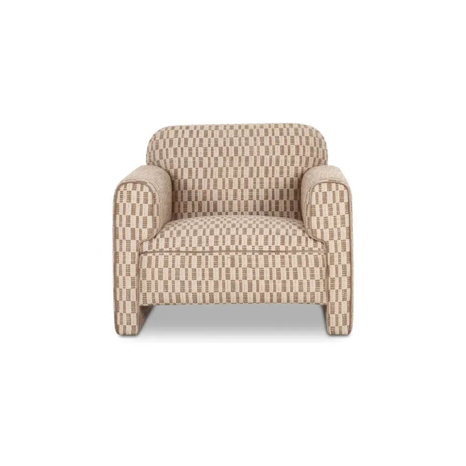 Leo Taupe Accent Chair