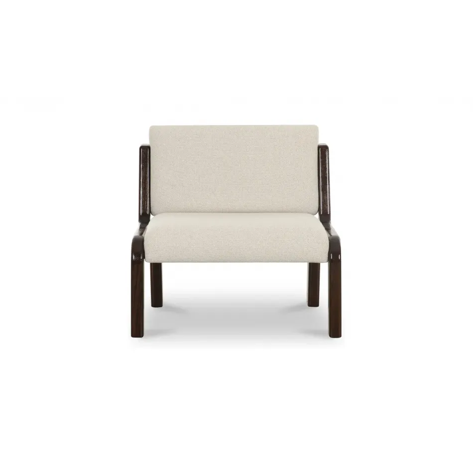 Edie Flecked Ivory Accent Chair