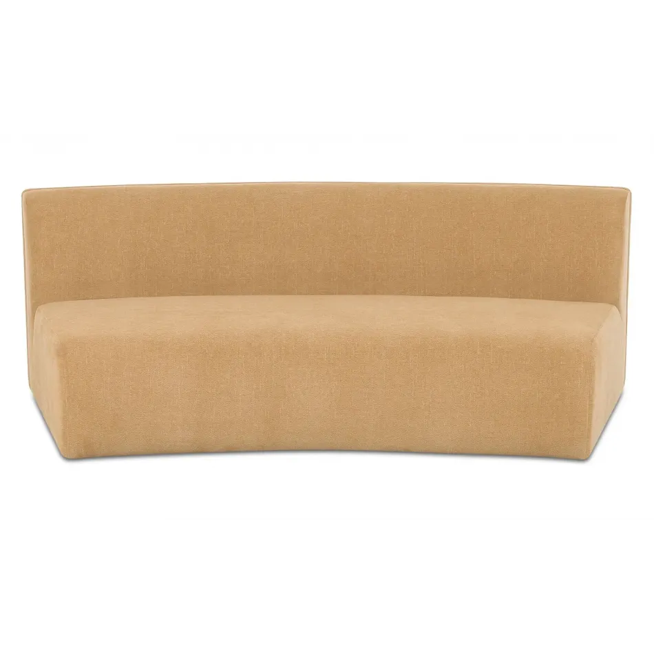 Naomi Golden Yellow Concave Sofa