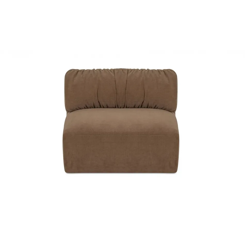 Matina Taupe Slipper Chair