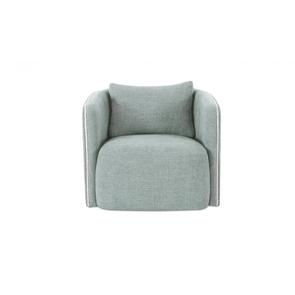 Cecil Light Blue Accent Chair