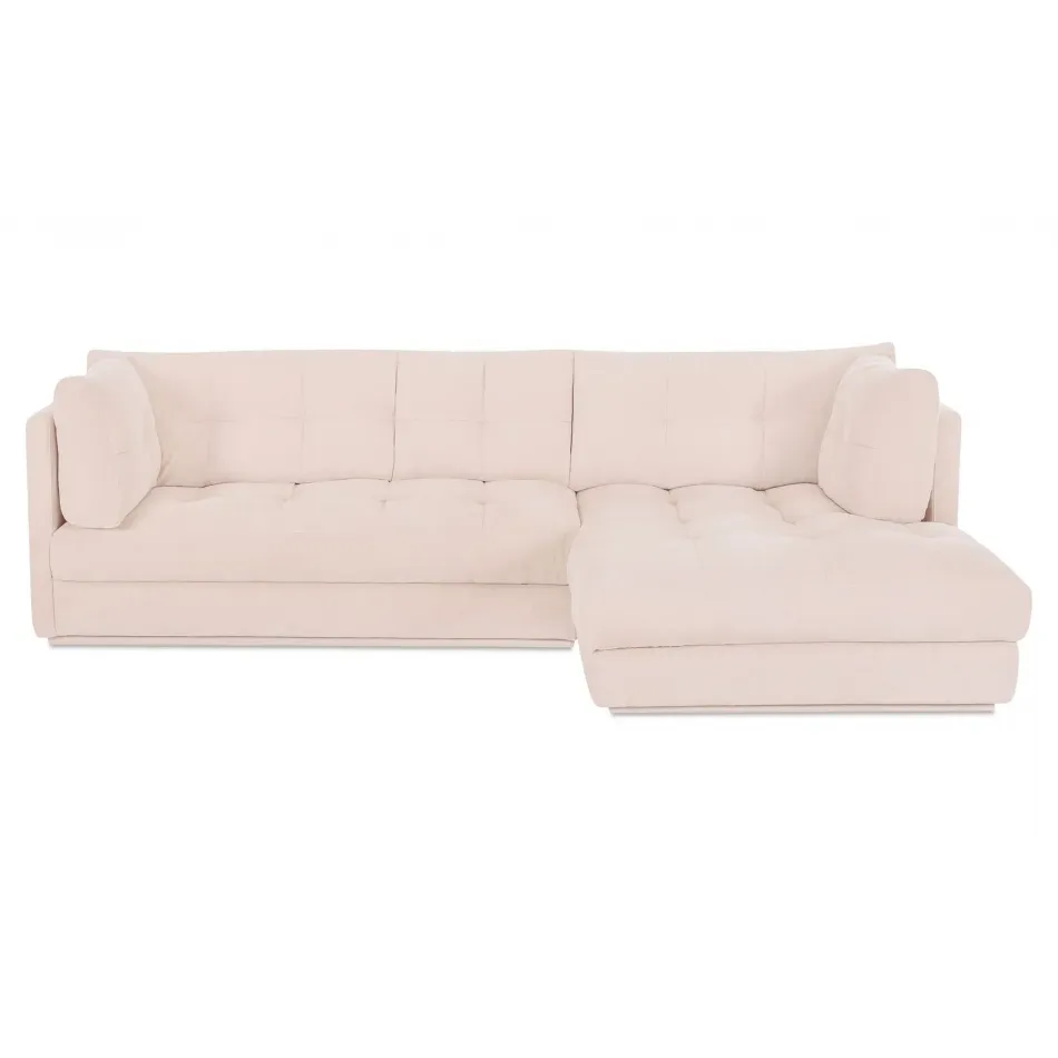 Mischa Light Beige Sectional Right