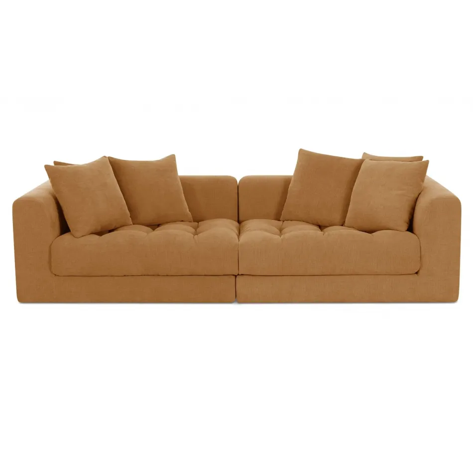Davie Golden Yellow Modular Sofa