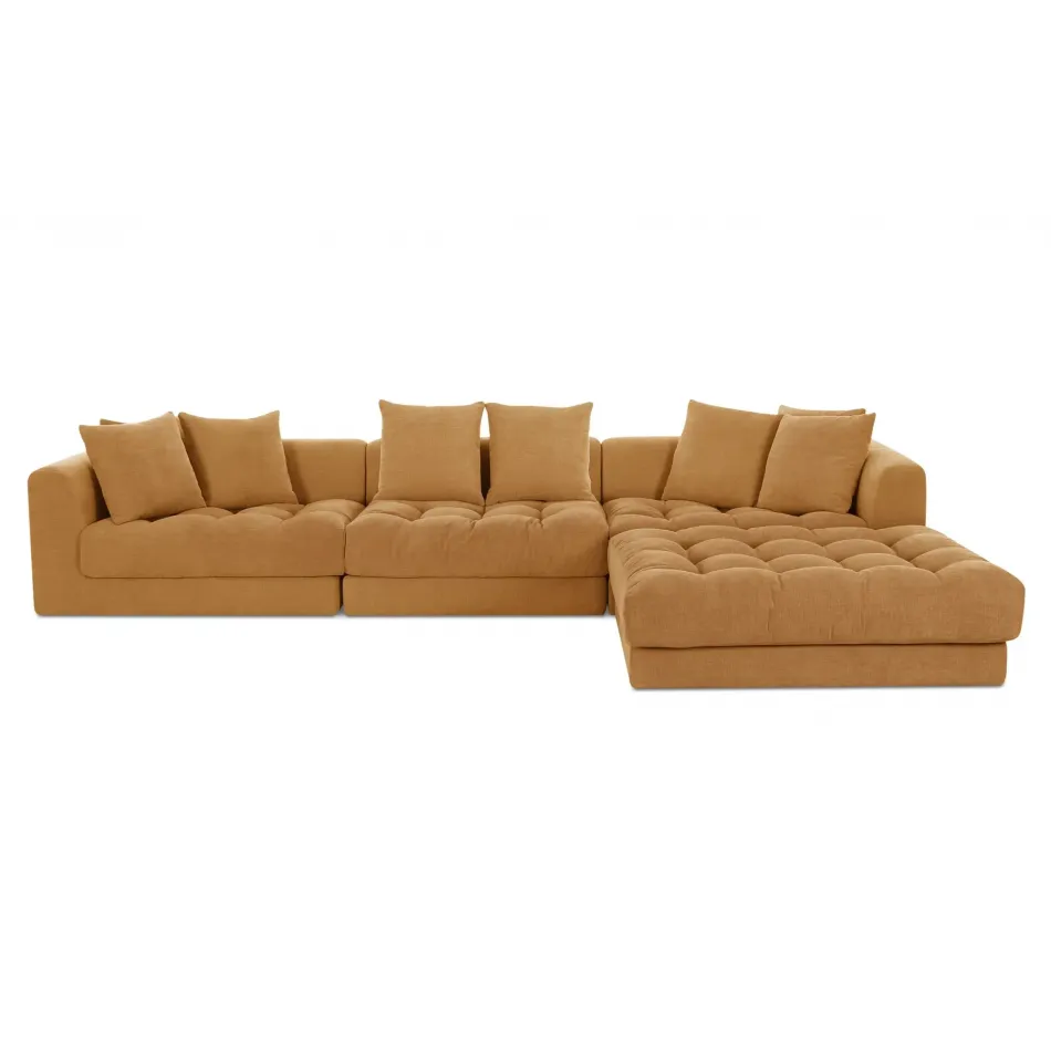 Davie Golden Yellow Lounge Modular Sectional