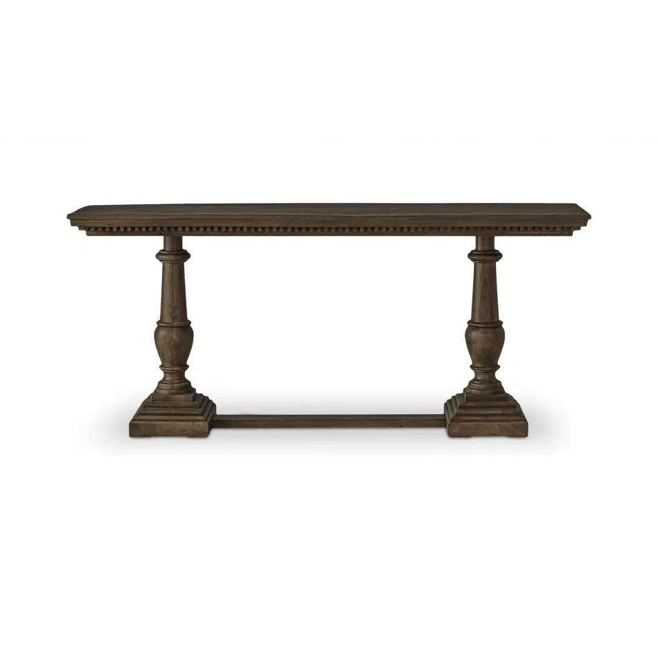 Everson Brown Console Table