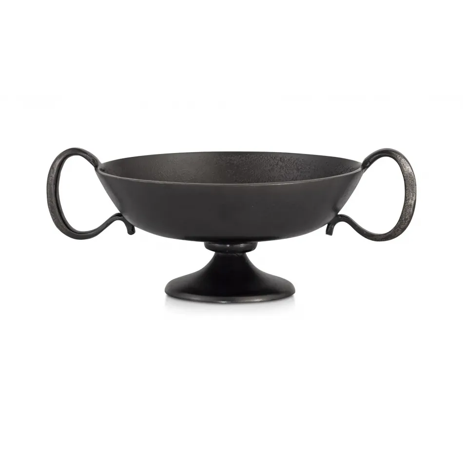 Floris Black Cast Aluminum Decorative Bowl