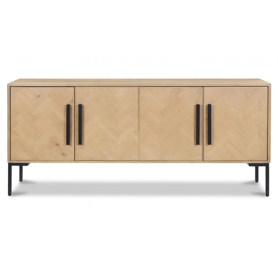 Fishbone Natural Sideboard