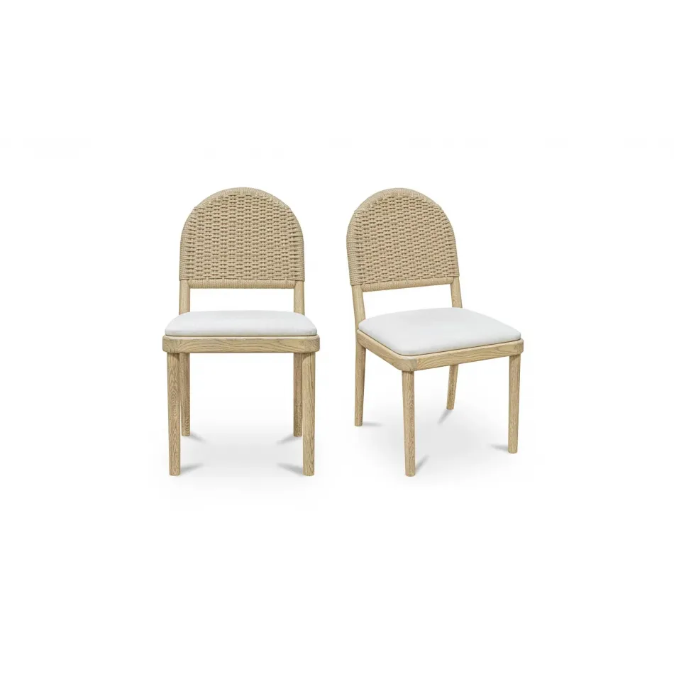 Claire Natural Dining Chair Set of Two
