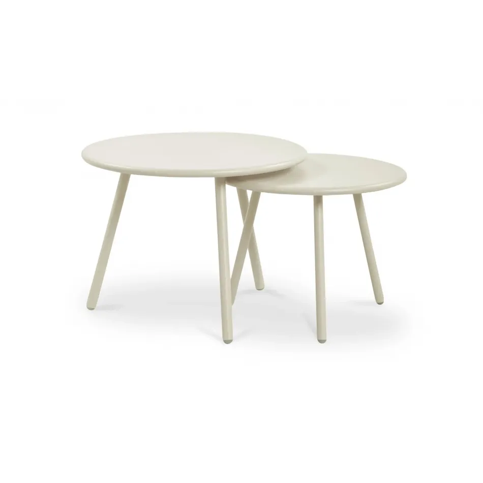 Kari Cream Outdoor Nesting Coffee Table