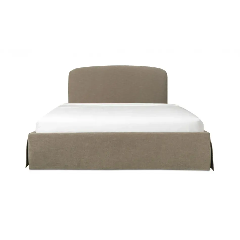 Joan Light Taupe Storage Bed