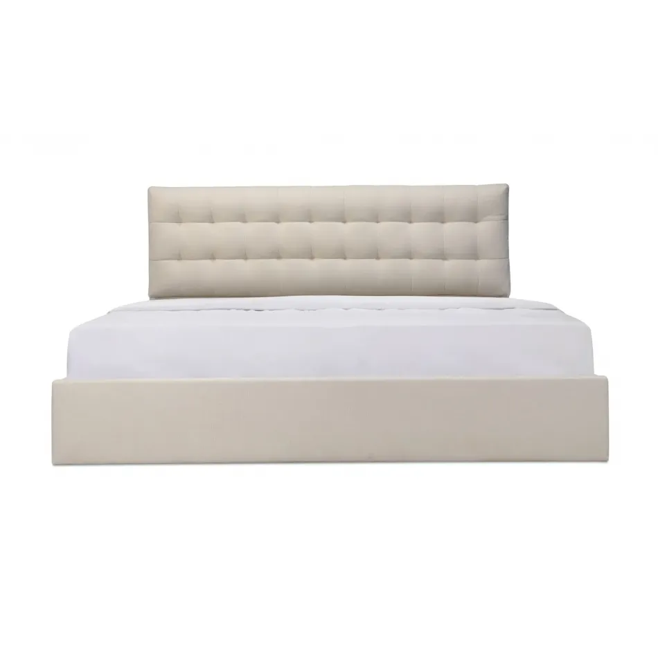 Sebastion Cream Storage Bed
