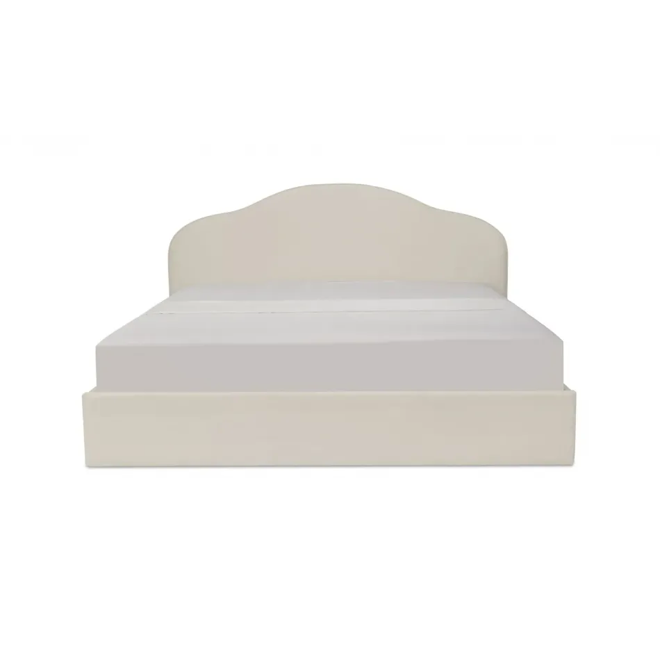 Maggie Cream Storage Bed Queen