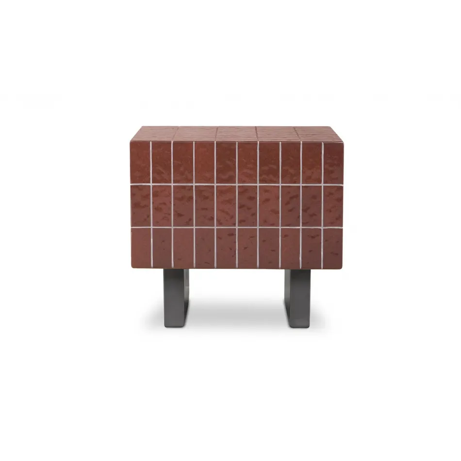 Farren Brown Outdoor Side Table