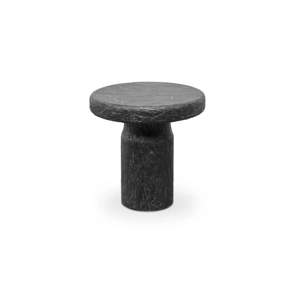 Nia Charcoal Outdoor Side Table