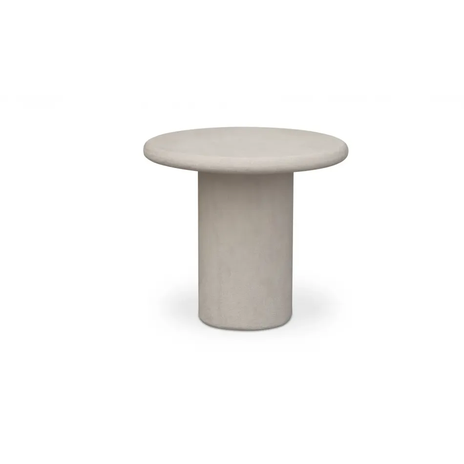 Frida Cream Outdoor Side Table