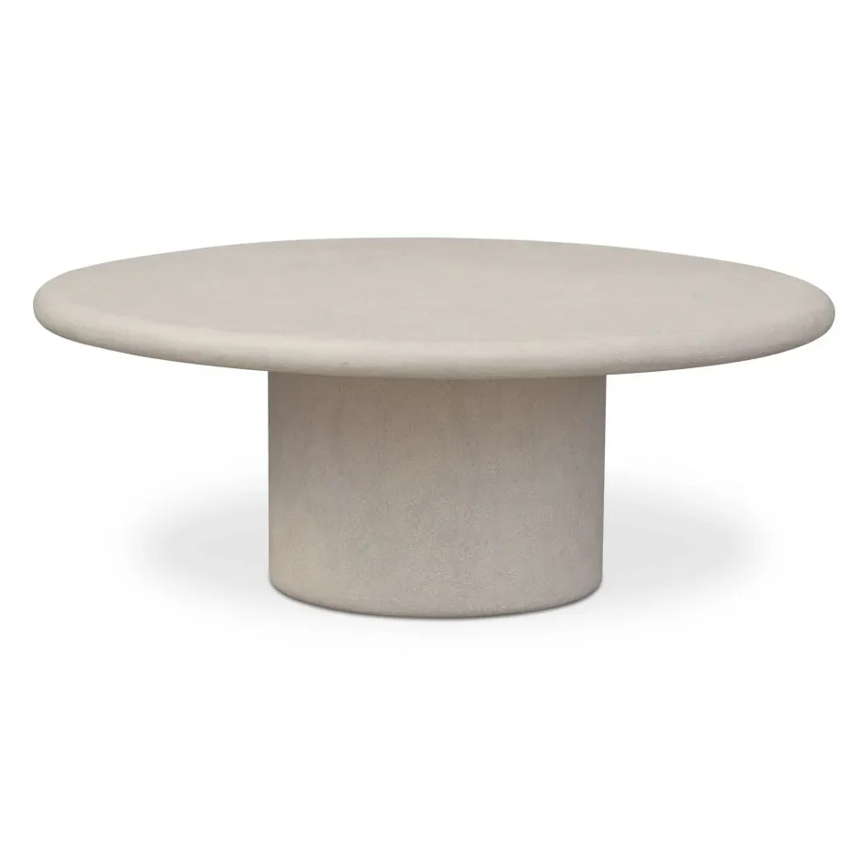 Frida Cream Outdoor Coffee Table