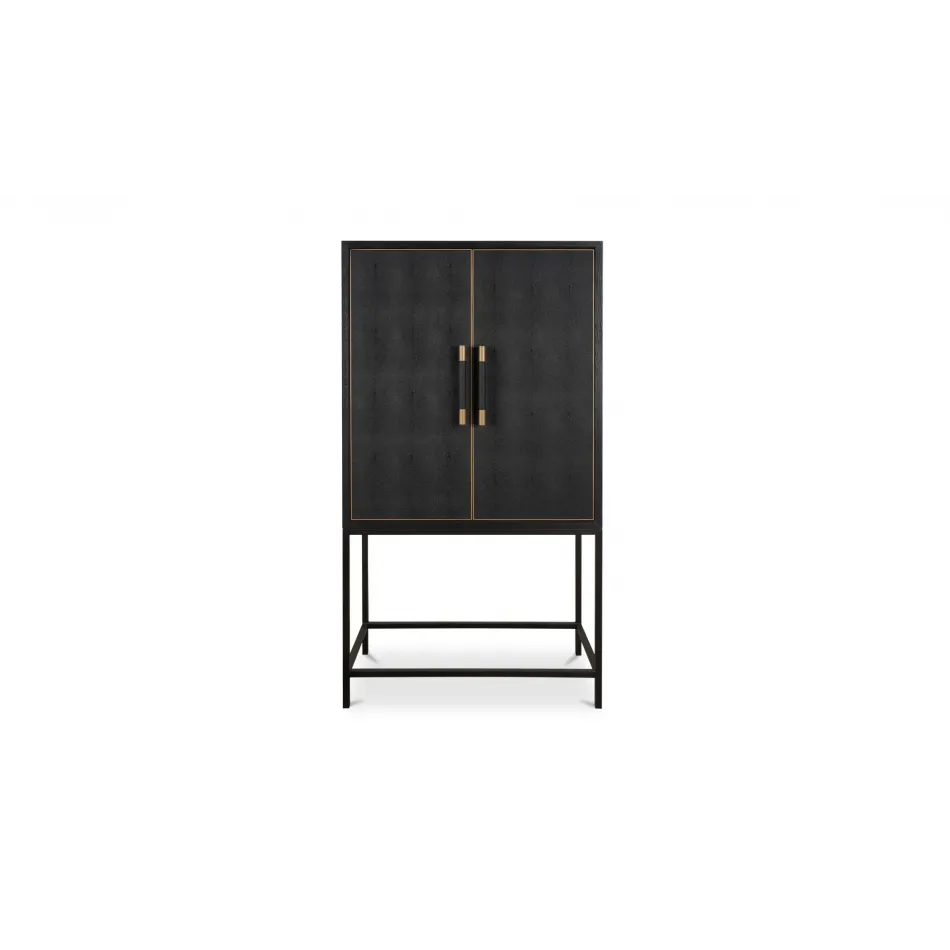 Mako Black Bar Cabinet