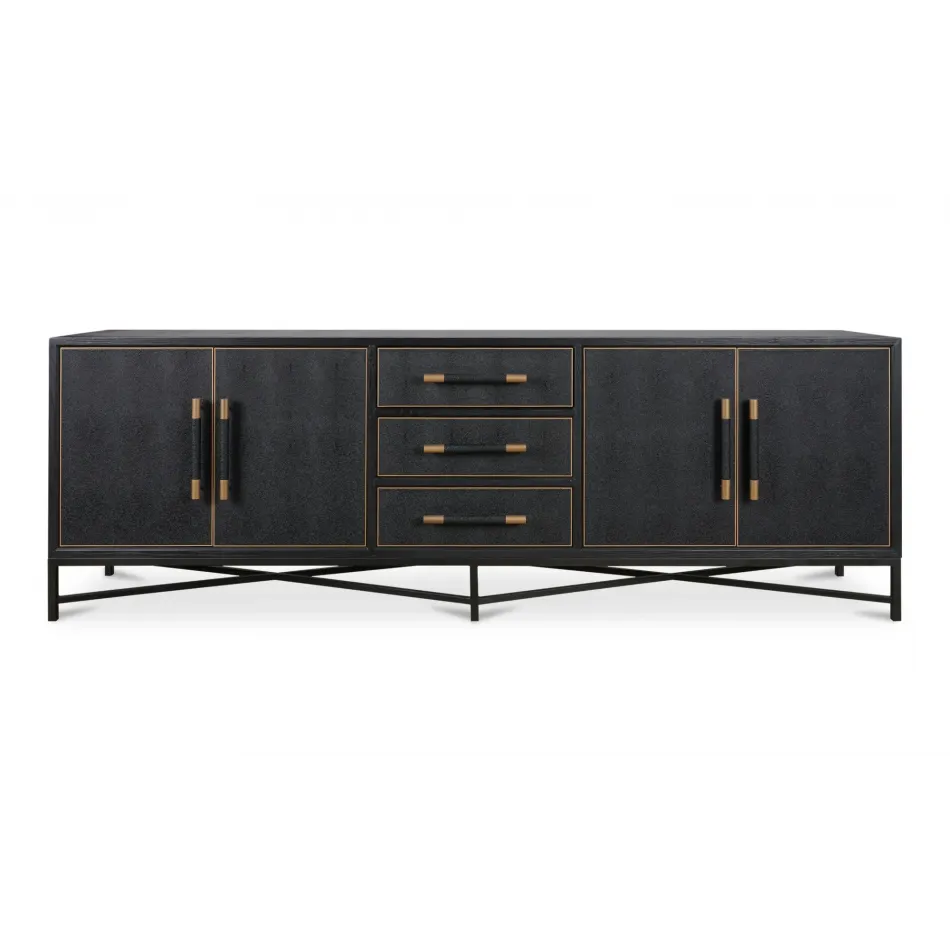 Mako Black Sideboard Large