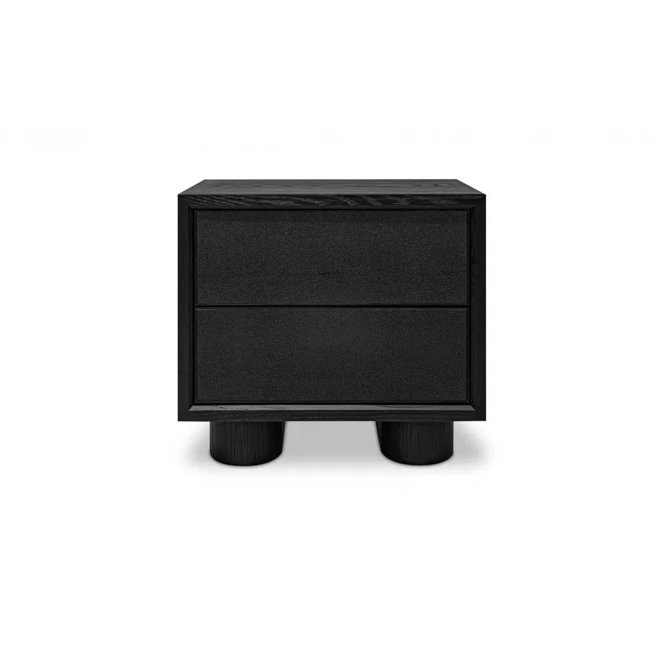 Marcelle Black Nightstand