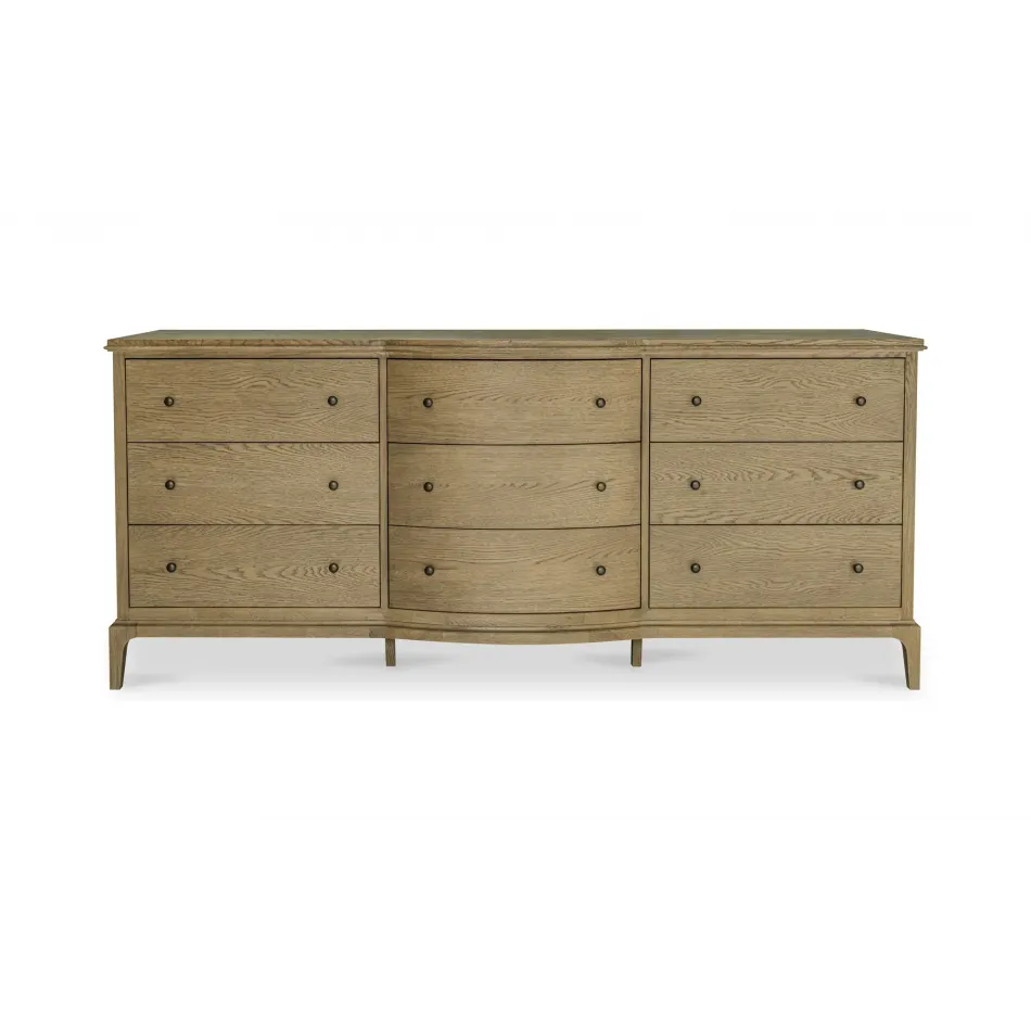 Sadie Brown 9 Drawer Dresser