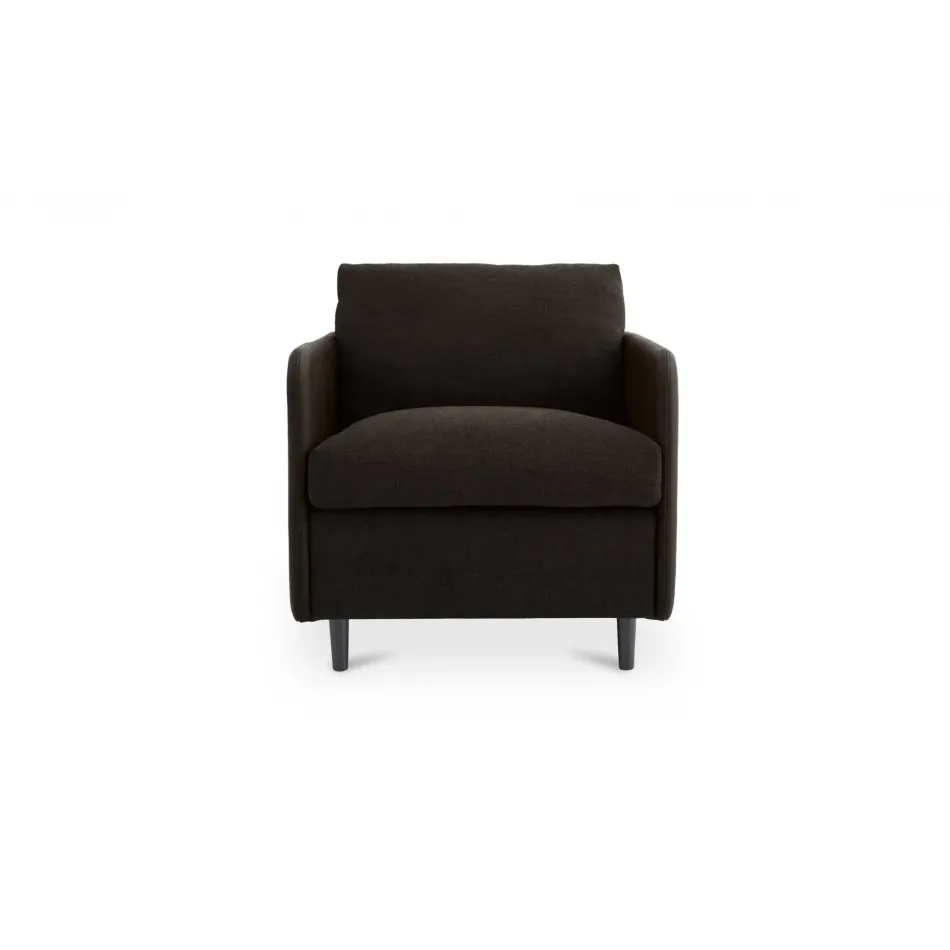 Teller Warm Black Accent Chair