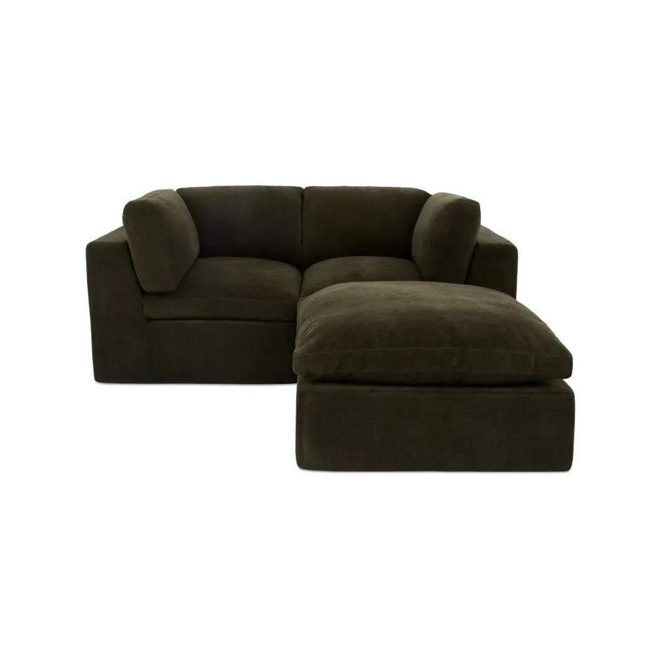 Cates Dark Green Nook Modular Sectional