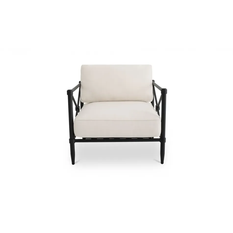 Willow Cream Outdoor Accent Chair