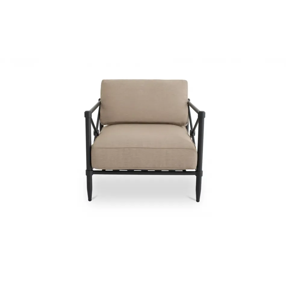 Willow Light Brown Outdoor Accent Chair