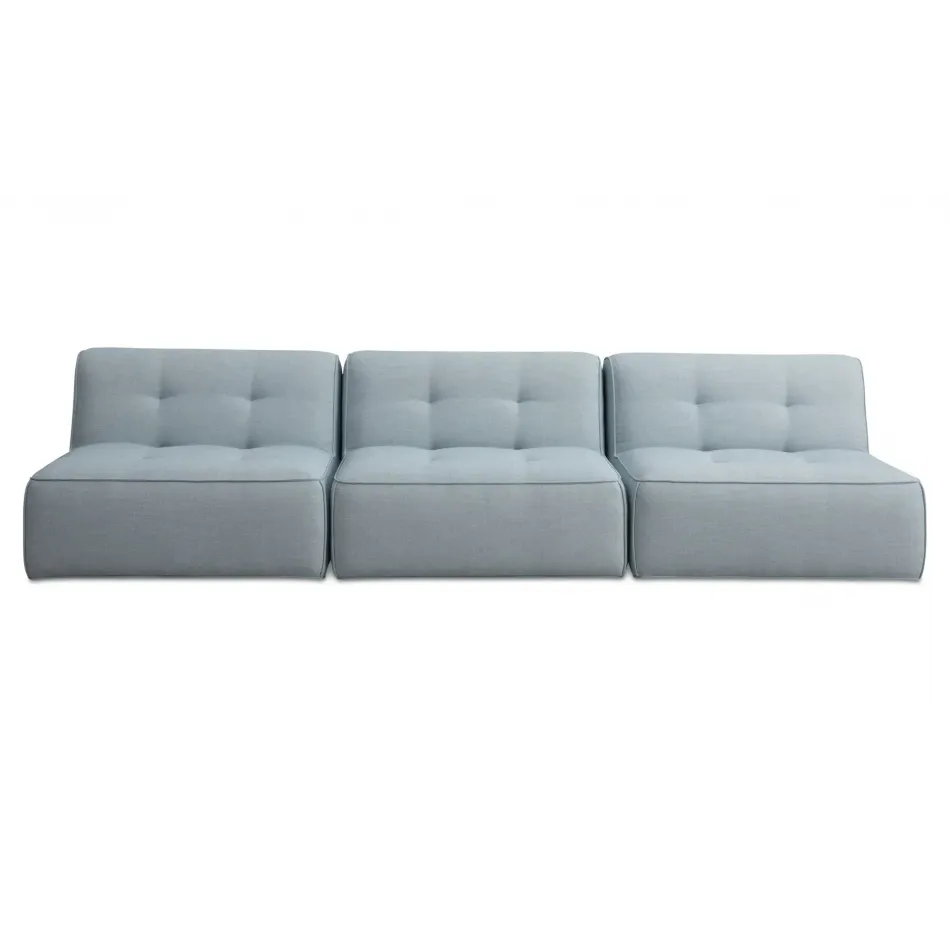 Sunseeker Light Blue 3 Piece Outdoor Sofa