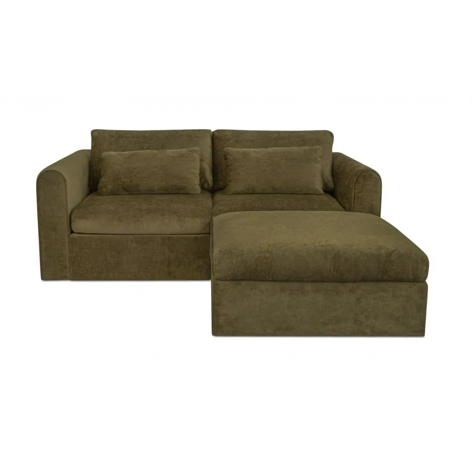 Swift Dark Green Nook Modular Sectional