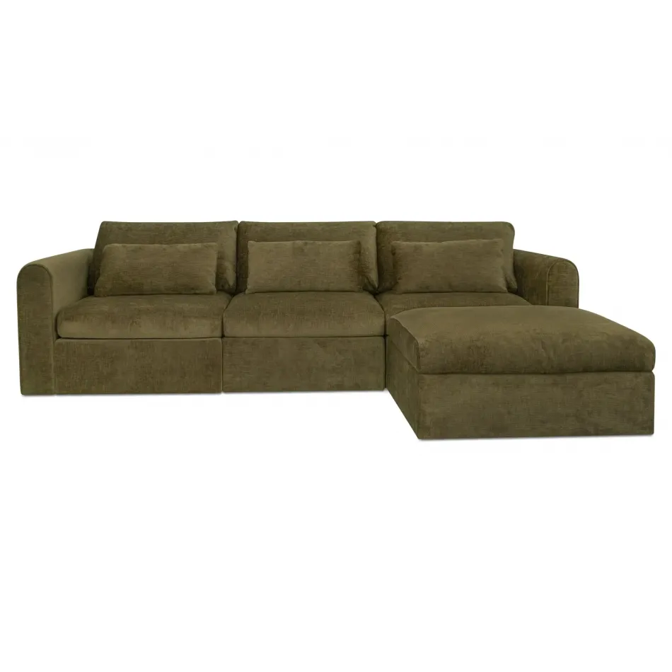 Swift Dark Green Lounge Modular Sectional