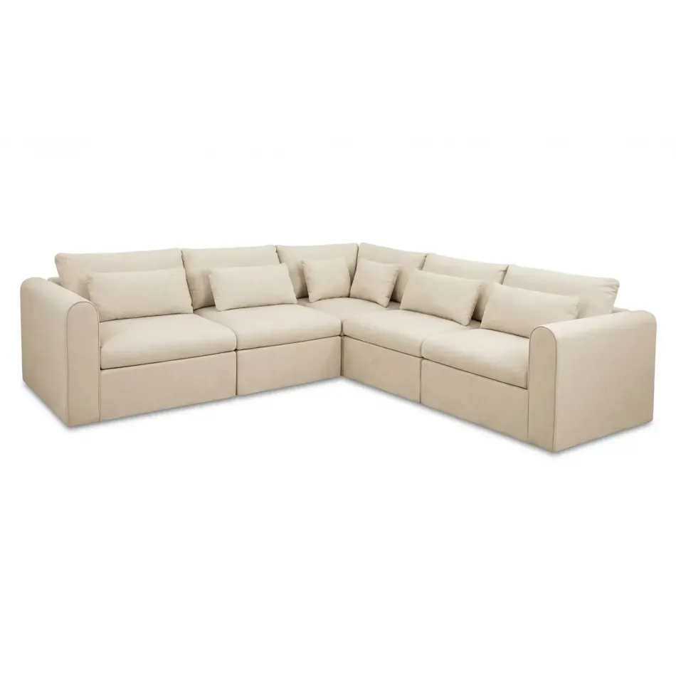 Swift Light Beige Classic L Modular Sectional