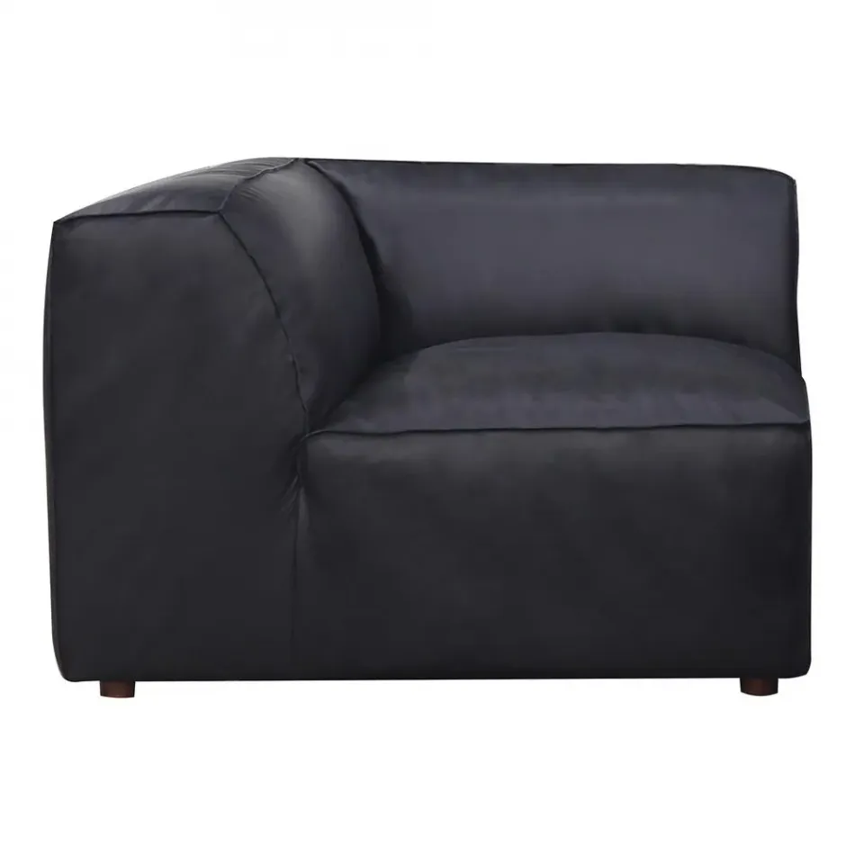 Form Corner Chair Vantage Black Leather