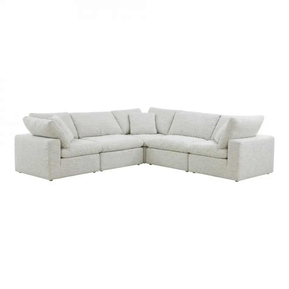 Terra Condo Classic L-Shaped Modular Sectional Coastside Sand