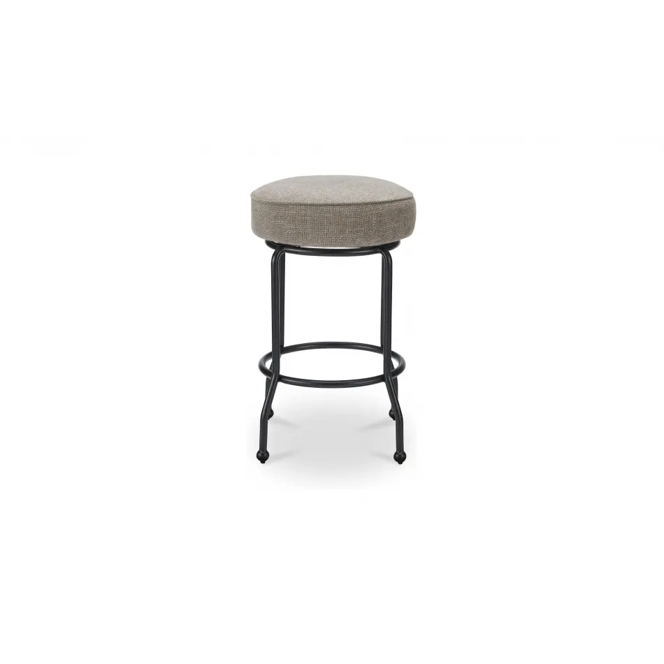Kelsey Light Brown Swivel Counter Stool