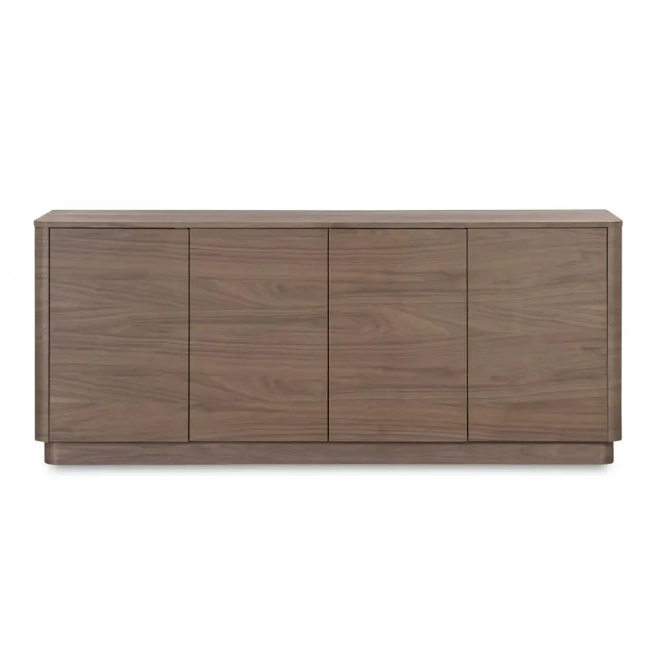 Round Off Sideboard Walnut Brown