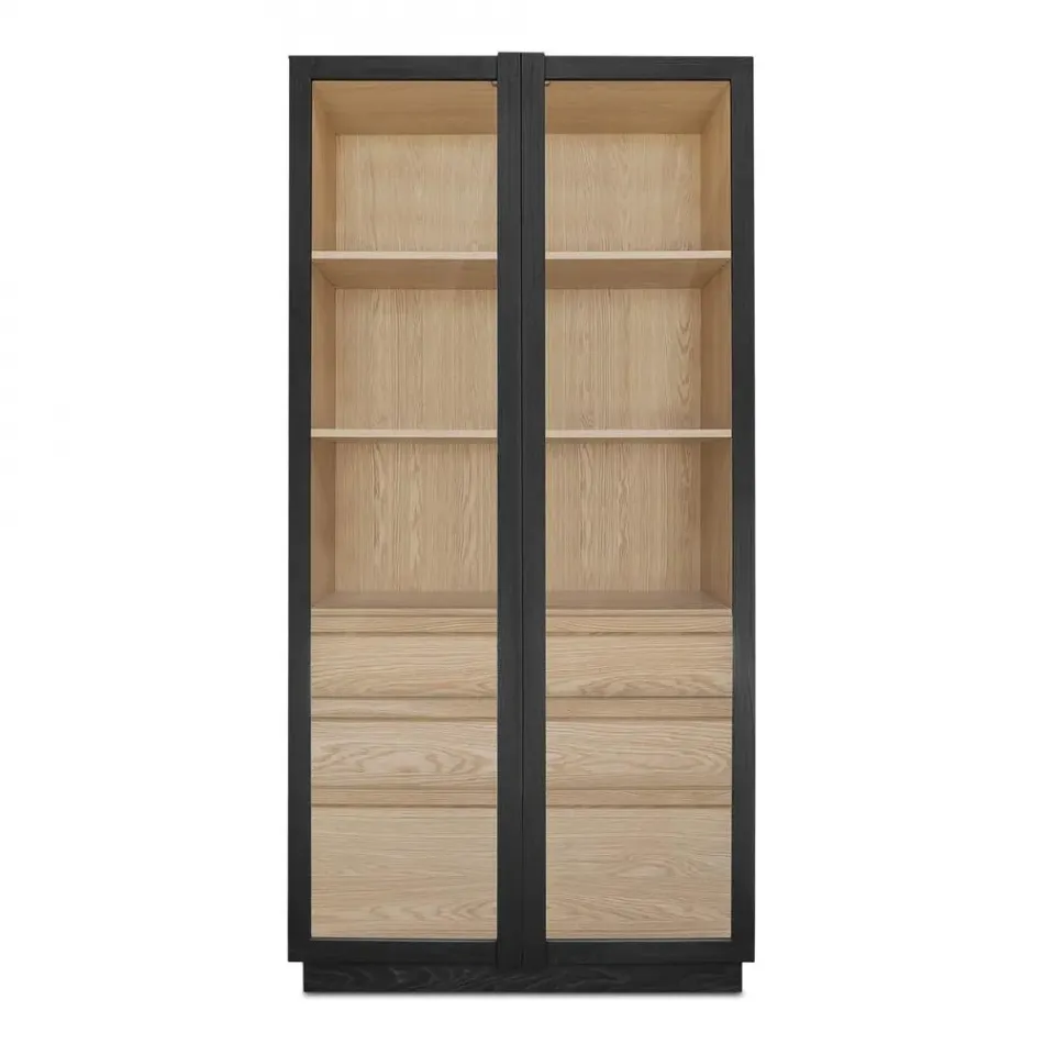 Charlotte Tall Cabinet Black