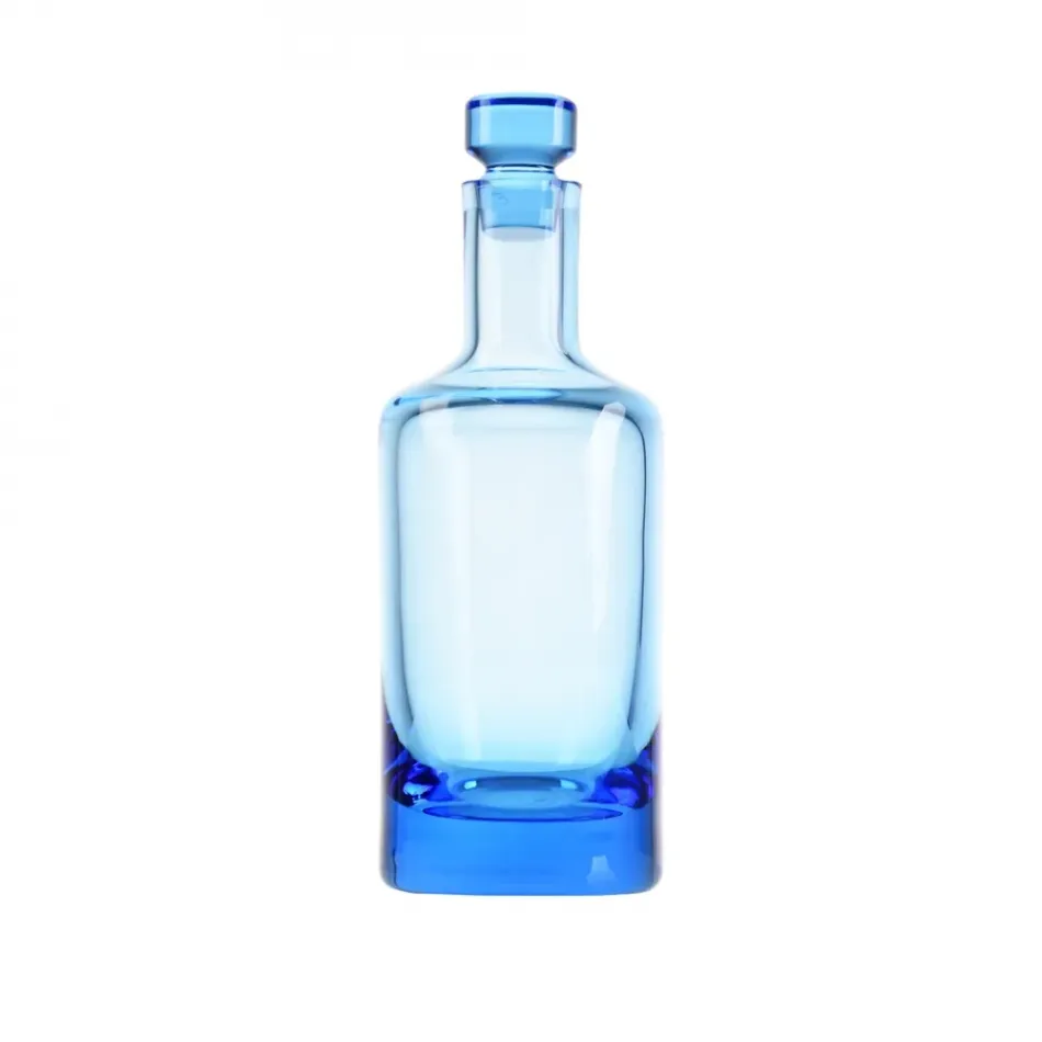 Whisky Set Aquamarine Lead-Free Crystal, Plain Decanter For Whisky 1000 ml
