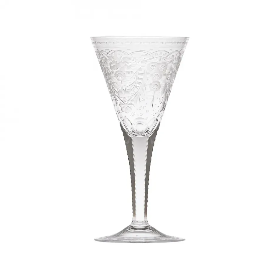 Maharani Clear Lead-Free Crystal, Cut, Engraving Goblet