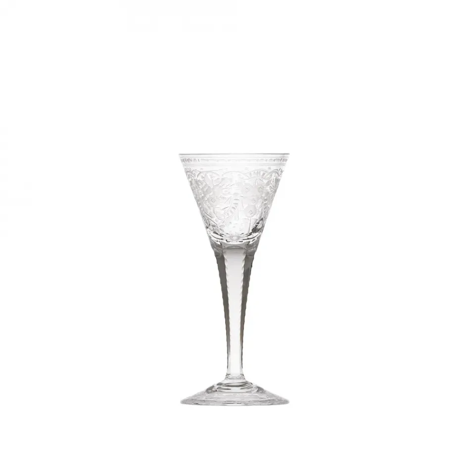 Maharani Clear Lead-Free Crystal, Cut, Engraving Goblet 50 ml